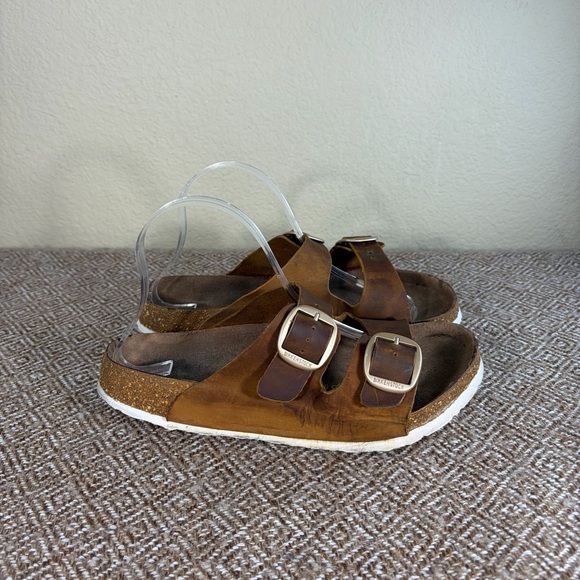 Birkenstock Arizona Big Buckle Sandals sz 40 US 9 Unisex GUC Casual Preppy Comfy - Picture 2 of 10